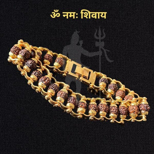 Genuine Paanch Mukhi Modern Rudraksha Bracelet.